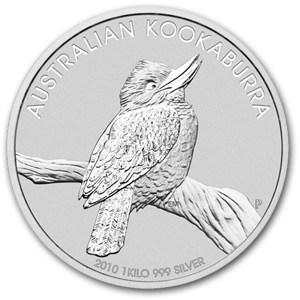 Australië Kookaburra 2010 1 kilo silver